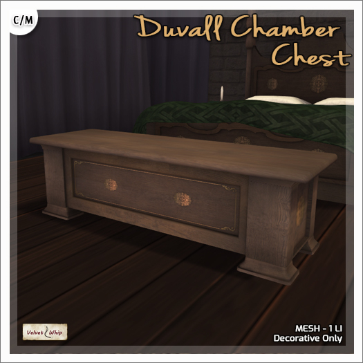 [V/W] Duvall Chamber Chest - Medieval Bedroom Mesh Furniture