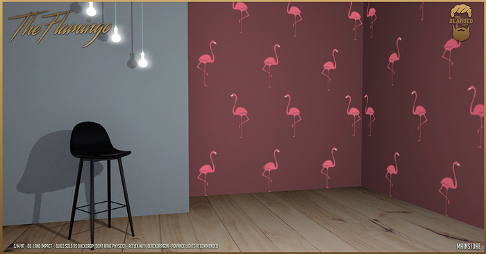 The Flamingo Backdrop - The Bearded Guy