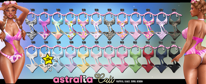 Astralia // Cali Swimsuit (Powder)