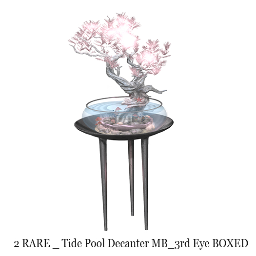 2 RARE _ Tide Pool Decanter MB_3rd Eye BOXED