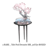 2 RARE _ Tide Pool Decanter MB_3rd Eye BOXED