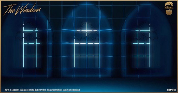 The Window Backdrop - The Bearded Guy
