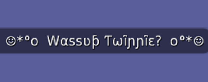 :: MG ::  Wassup Twinnie? - Gesture (with Sound)