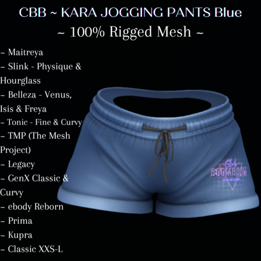 CBB ~ Blue ERIKA SHORTS