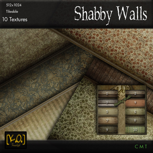 [K.O.] - Shabby Walls - 10 Textures