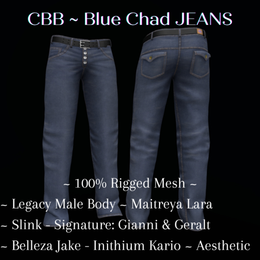CBB ~ Blue CHAD JEANS