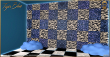 Tiger Blue Backdrop - The Bearded Guy