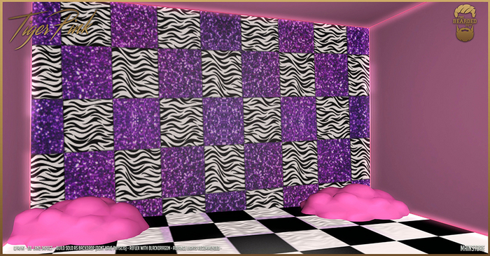 Tiger Pink Backdrop - The Bearded Guy