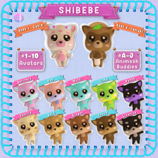 Pixa ~ Shibebe Tanuki 2 RARE