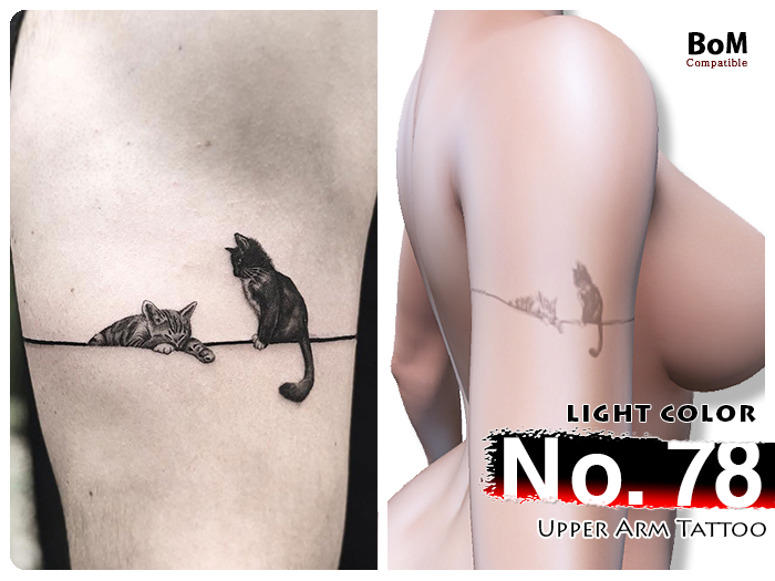 (Upper Arm Tattoo) No.78 Light Color - BoM