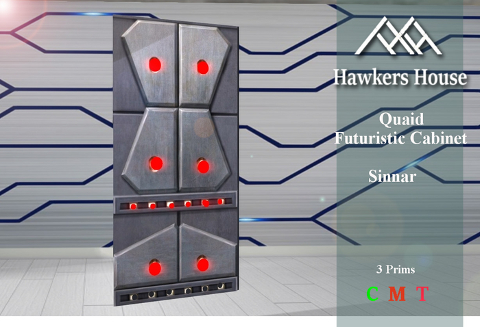 *HH* Quaid Futuristic Cabinet Sinnar