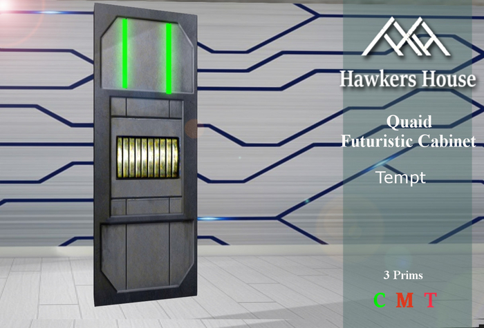 *HH* Quaid Futuristic Cabinet Tempt