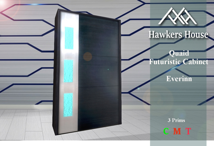*HH* Quaid Futuristic Cabinet Everinn