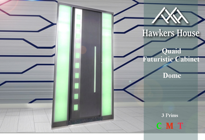 *HH* Quaid Futuristic Cabinet Dorne