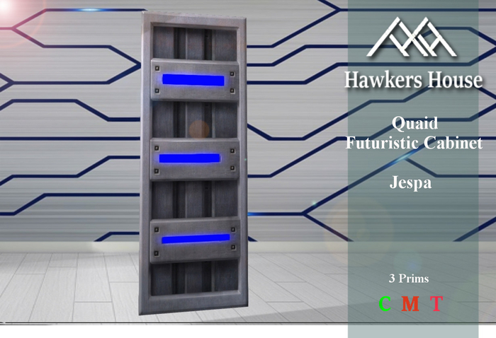 *HH* Quaid Futuristic Cabinet Jespa