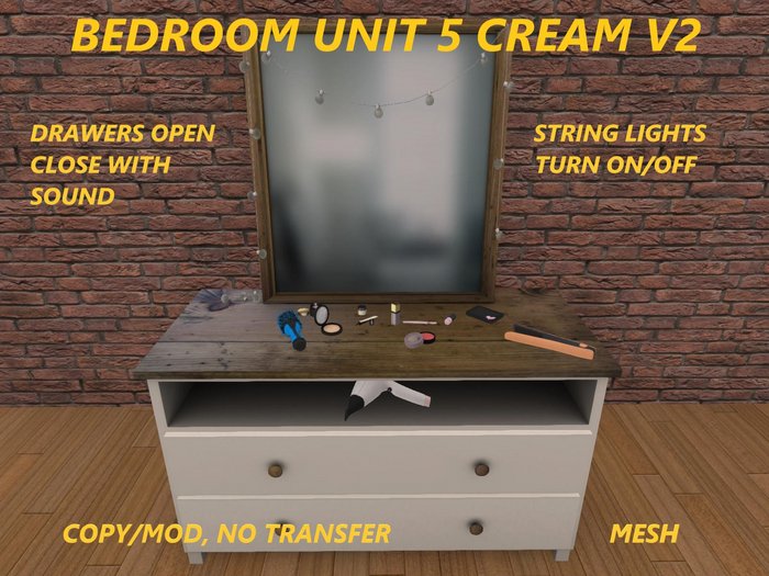 BEDROOM UNIT 5 CREAM V2
