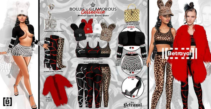 BETRAYAL BG -RED Maitreya Set (13.+16.+19.+21.)