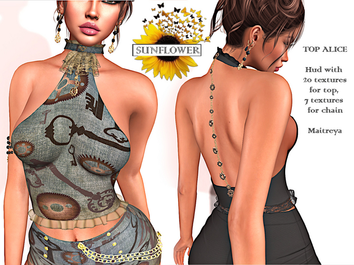 DEMO Top Alice ***Sunflower*** ADD TO UNPACK