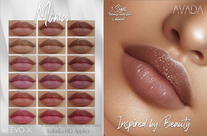 Avada Mona Lipstick - Lelutka Evo(X) - DEMO