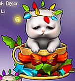 6.Yokai - Tea and Kittens  - Aroma of Christmas (gold\red)