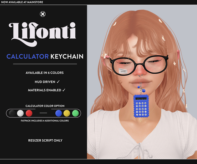 LF / Caculator Keychain / FATPACK