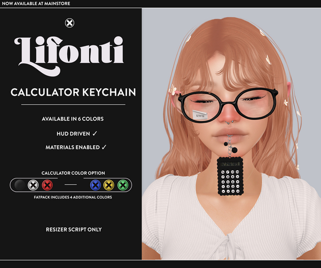 LF / Caculator Keychain / Onyx