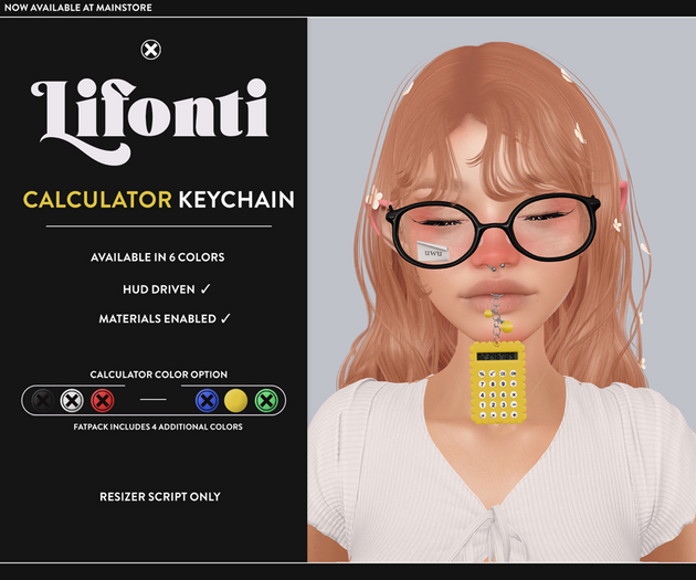 LF / Caculator Keychain / Racer