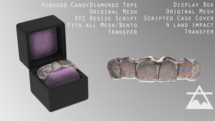 CandyDiamondsGrillz Platinum Tops