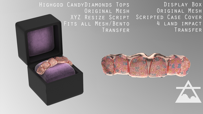 CandyDiamondsGrillz RoseGold Tops