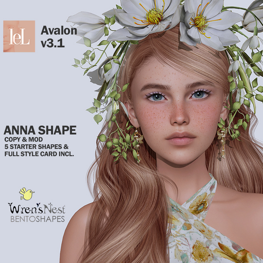 LELUTKA AVALON SHAPE - { wren's nest } - Anna