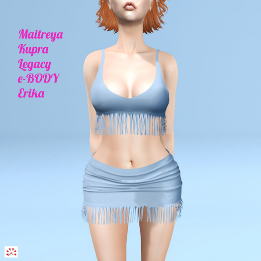 BLUE Skirt and Top NO RUSH