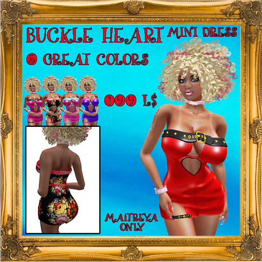 Buckle Heart Mind Dress  