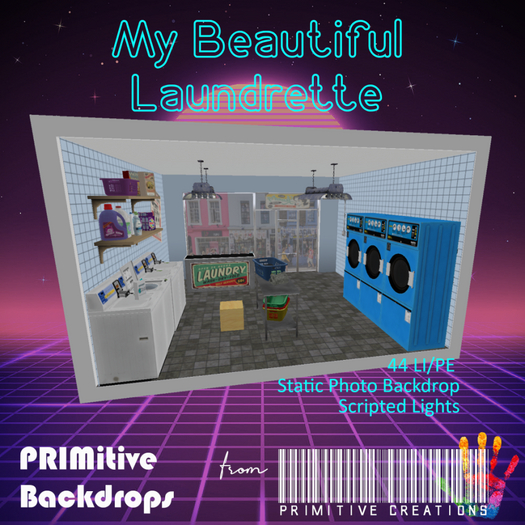 PRIMitive Backdrops - My Beautiful Laundrette