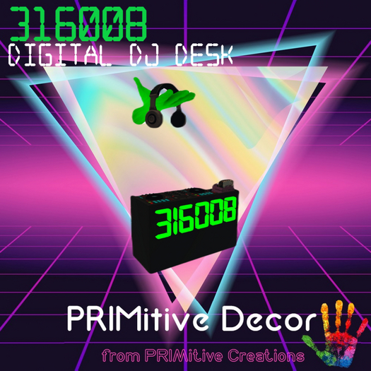 PRIMitive Decor - Digital DJ Desk 8LI