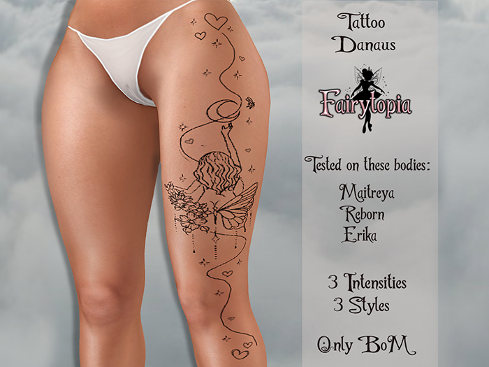 **FAIRYTOPIA** TATTOO DANAUS