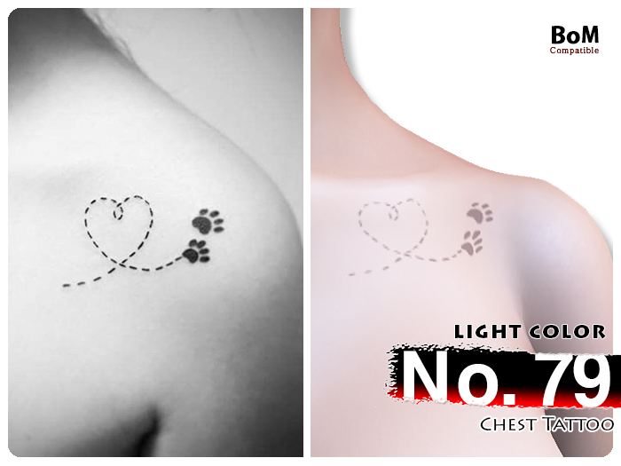 (Chest Tattoo) No.79 Light