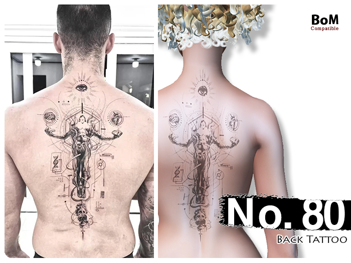 (Back Tattoo) No.80