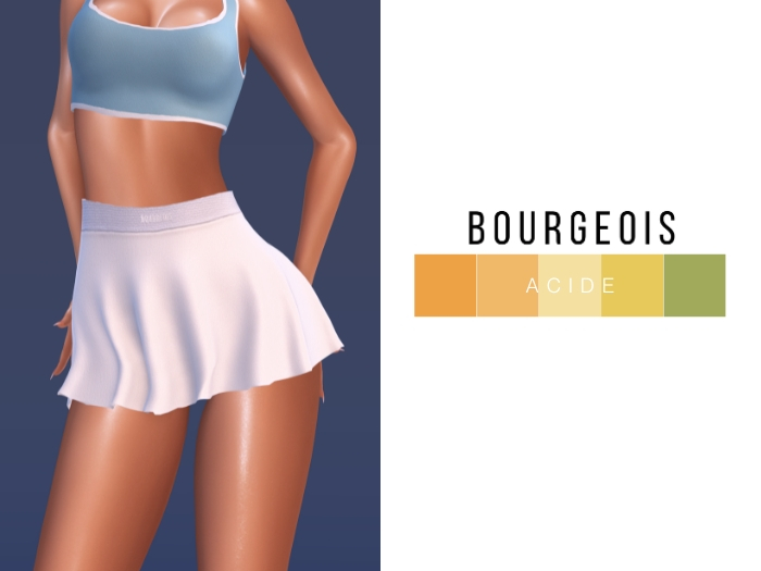 BOURGEOIS : Tennis Skirt Pack ACIDE