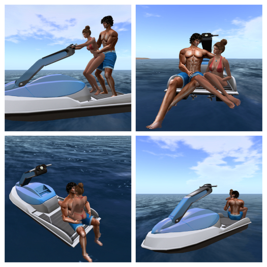 Jet Ski L3 - Standing - Blue