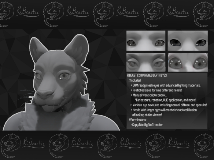 [RiBeastie] Unrigged Depth Eyeballs