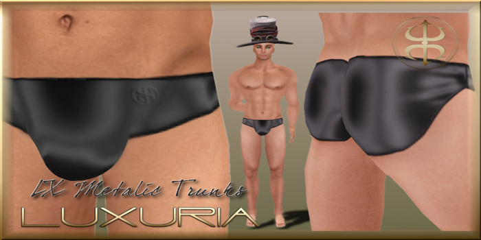 BRIEFS Luxuria Metalic Trunks - Fatpack 