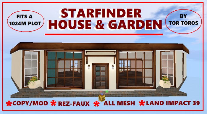 Rez-Faux STARFINDER House & garden  39Li