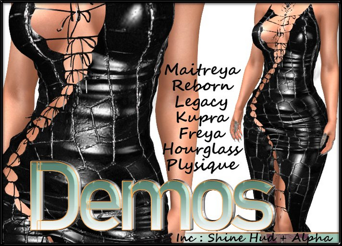 Demos for Black Onyx Dress