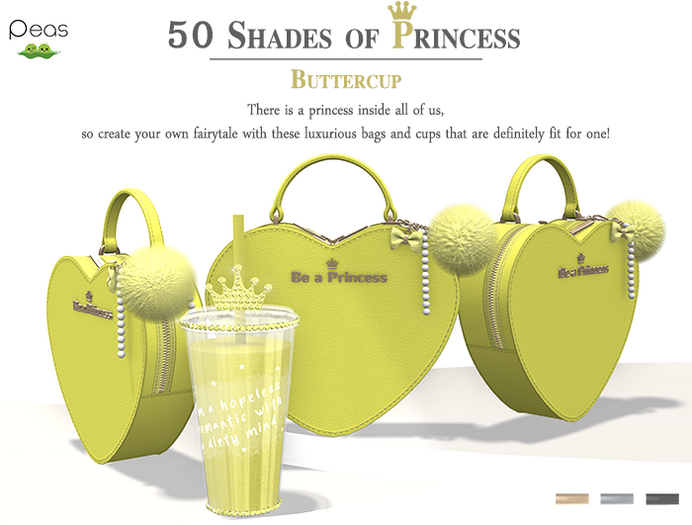 Peas.50 Shades of Princess Buttercup