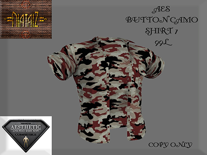 AES Unbutton CAMO 7