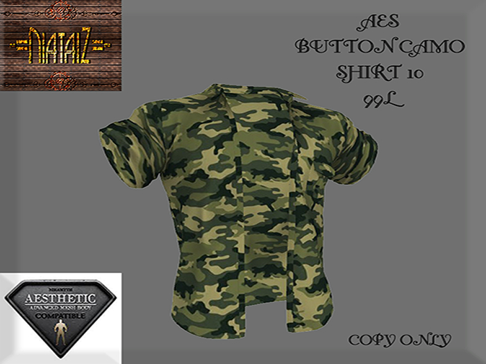 AES Unbutton CAMO 10