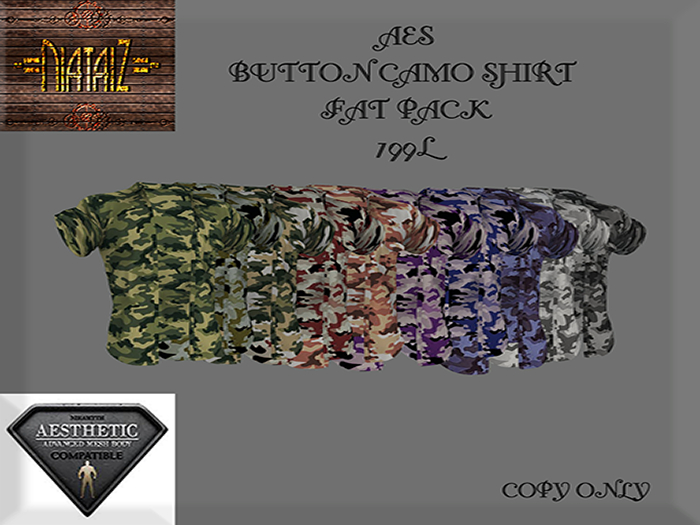 AES Unbutton CAMO FatPACK