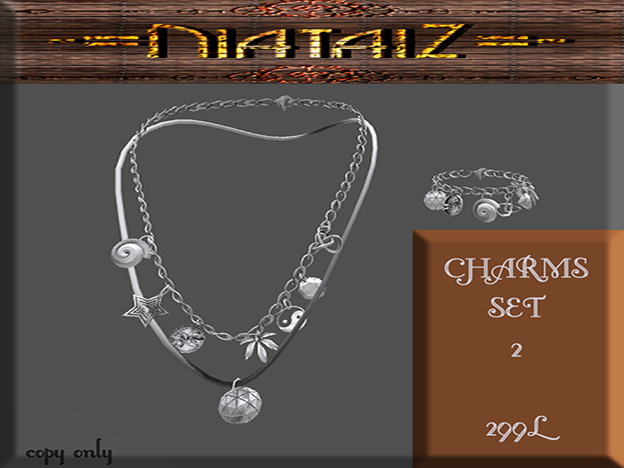 CHARMS Set SILVER 2