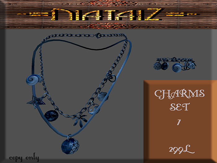 CHARMS Set BLUE 7