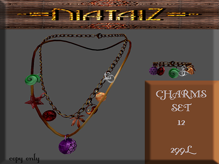 CHARMS Set BRONZE 12